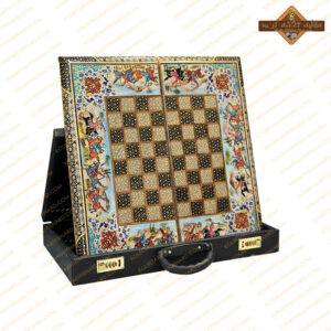 تخته نرد و شطرنج خاتمکاری چوگان اصفهان