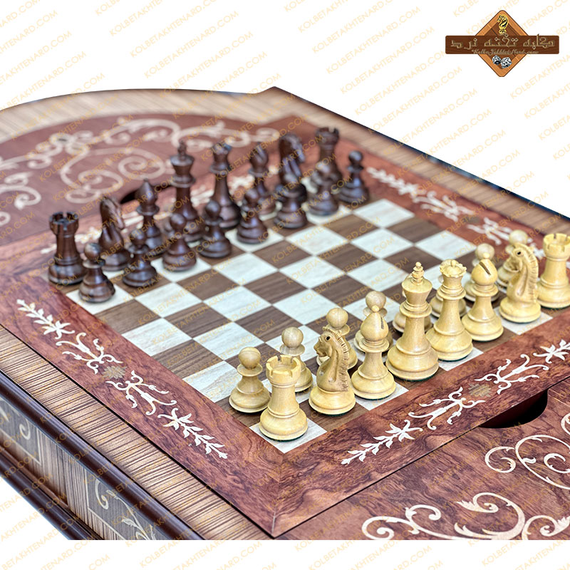 مهره شطرنج چوبی سفارشی دست ساز