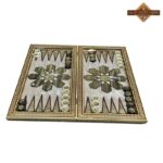 تخته نرد و شطرنج خاتم دالبری زمینه مشکی - Image 3