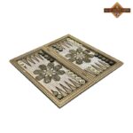 تخته نرد و شطرنج خاتم دالبری زمینه مشکی - Image 7