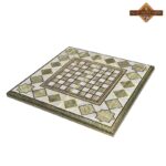 تخته نرد و شطرنج خاتم دالبری زمینه مشکی - Image 10