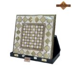 تخته نرد و شطرنج خاتم دالبری زمینه مشکی - Image 2