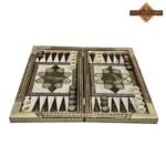 تخته نرد تمام خاتم اعلا زمینه مشکی - Image 4