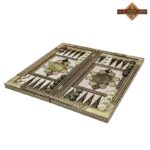 تخته نرد تمام خاتم اعلا زمینه مشکی - Image 11