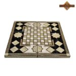 تخته نرد تمام خاتم اعلا زمینه مشکی - Image 3