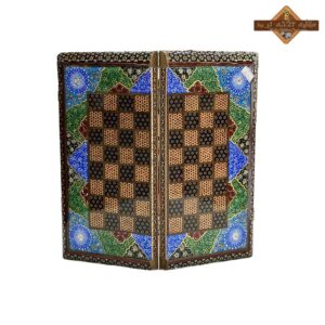 تخته نرد خاتم اصفهان نقاشی تذهیب حرفه ای