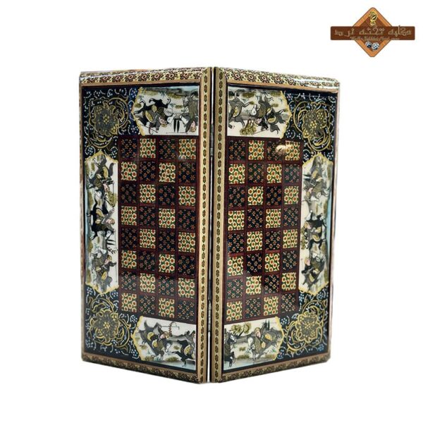 تخته نرد خاتم 30 سانتی داخل راش - Image 3